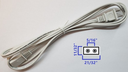 Prong power cord for - 2-prong,